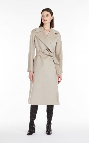 Abrigos Max Mara Cashmere, Alpaca And Lana Beige | MMR593852