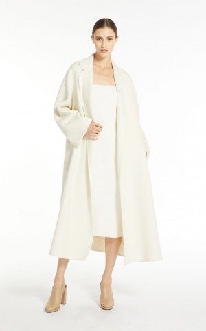 Abrigos Max Mara Cashmere Blancos | MMR593832