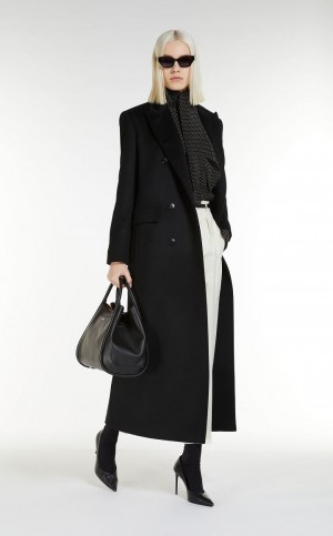 Blusa Max Mara Crepe De Chine Negros | MMR593628