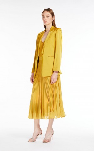 Blusa Max Mara Viscose Crepon Mango | MMR593551