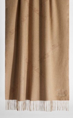 Bufandas Max Mara Cashmere Stole Marrom | MMR594258