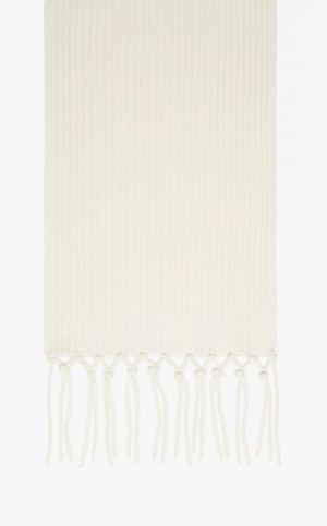 Bufandas Max Mara In Lana Yarn Blancos | MMR594256