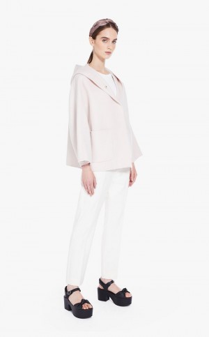 Capses Max Mara Encapuchado Woole Marrom | MMR593961