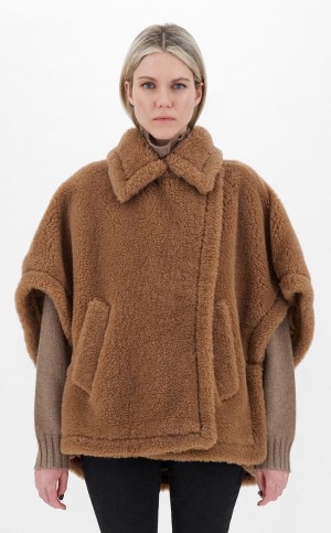 Capses Max Mara Teddy Fabric Marrom | MMR593962