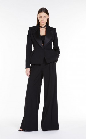 Chamarras Max Mara Couture In Stretch Lana Negros | MMR594022