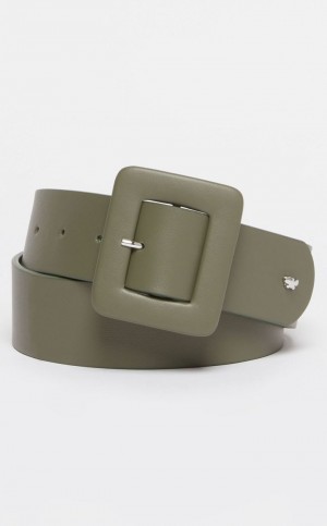 Cinturones Max Mara Nappa Cuero Azules | MMR594251