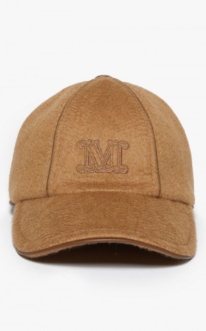 Gorras Max Mara Cashmere Baseball Marrom | MMR594318