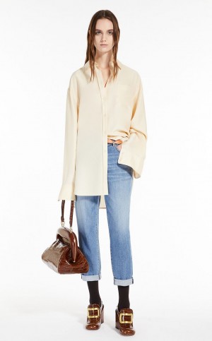 Jeans Max Mara Cigarette Azul Marino | MMR593751