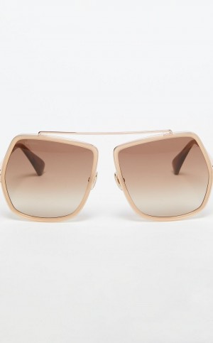 Lentes de Sol Max Mara Butterfly Marrom | MMR594304