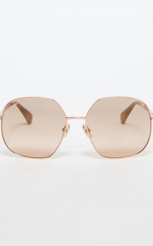 Lentes de Sol Max Mara Metal Dorados | MMR594290