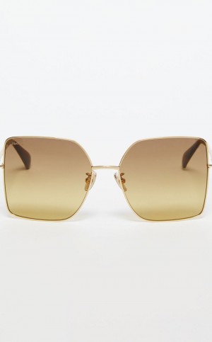 Lentes de Sol Max Mara Metal Marrom Naranjas | MMR594287