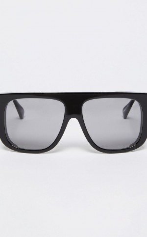 Lentes de Sol Max Mara Oversized Mask Negros | MMR594301