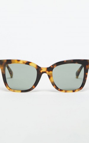 Lentes de Sol Max Mara Square Marrom | MMR594293