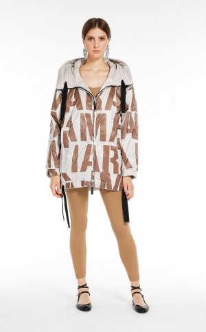 Padded Max Mara Reversible Agua-repellent Lona Jacket Multicolor | MMR593968