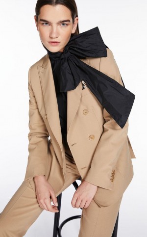 Pantalones Max Mara Lana And Mohair Lona Marrom | MMR593742