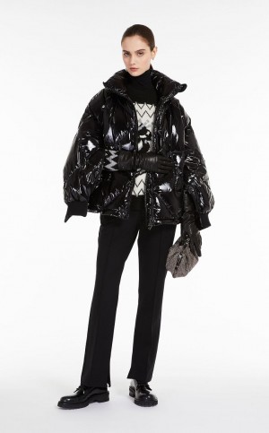 Pantalones Max Mara Technical Jersey Negros | MMR593793