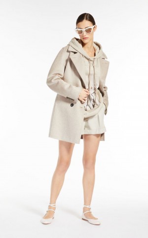 Prendas De Punto Max Mara Algodon Sweatshirt With Wegman Print Marrom | MMR593464