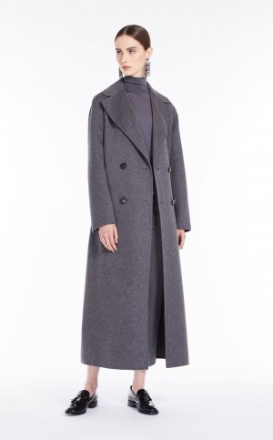 Prendas De Punto Max Mara Lana Yarn Mock Polo-neck Grises | MMR593440