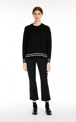 Prendas De Punto Max Mara Lana Yarn Negros | MMR593447