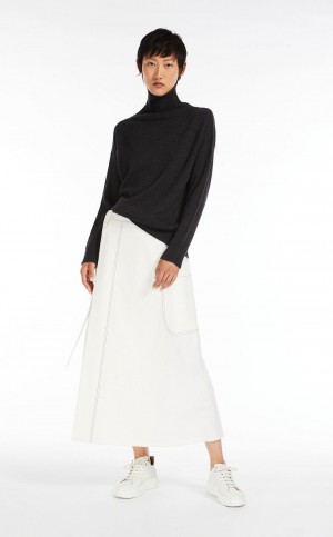 Prendas De Punto Max Mara Soft Lana Grises Oscuro | MMR593439