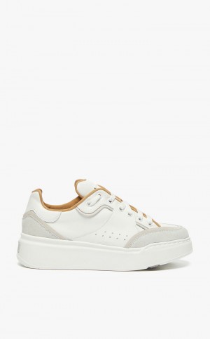 Tenis Max Mara Cuero Blancos | MMR594210