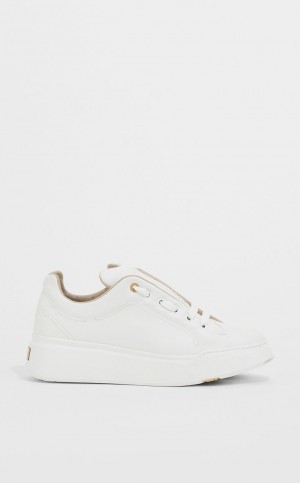 Tenis Max Mara Cuero Blancos | MMR594216