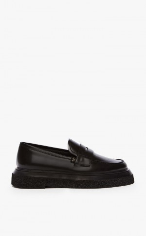 Tenis Planos Max Mara Cuero Negros | MMR594220