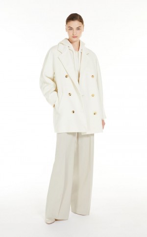 Traje Max Mara High-waisted Lana Marrom | MMR593496