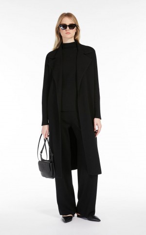 Traje Max Mara Relaxed-fit Viscose-knit Negros | MMR593528