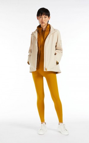 Trench Max Mara Technical Fabric Blancos | MMR593942