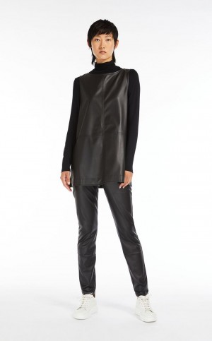 T-shirt Max Mara Viscose Jersey Negros | MMR593661