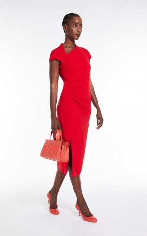 Vestido Max Mara Long Cady Rojos | MMR593343