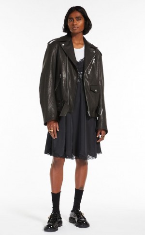 Vestido Max Mara Slip With Encaje Negros | MMR593334