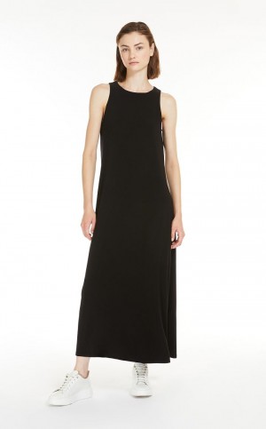Vestido Max Mara Stretch Jersey A-line Negros | MMR593398