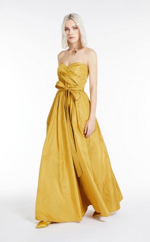 Vestido Max Mara Taffeta Bustier Mango | MMR593358