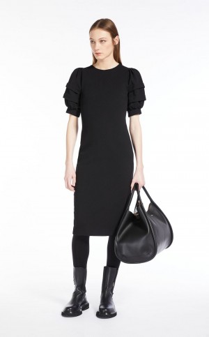 Vestido Max Mara Tube In Stretch Jersey Negros | MMR593411