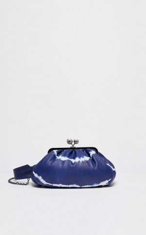 Weekend Bag Max Mara Nappa Cuero Pasticcino Azules | MMR594157
