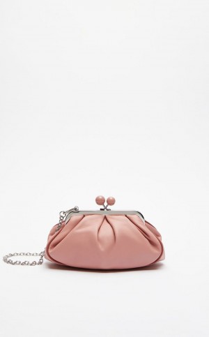 Weekend Bag Max Mara Nappa Cuero Pasticcino Rosas | MMR594160