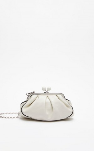 Weekend Bag Max Mara Nappa Cuero Pasticcino Blancos | MMR594162