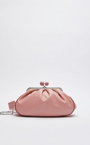 Weekend Bag Max Mara Nappa Cuero Pasticcino Rosas | MMR594163