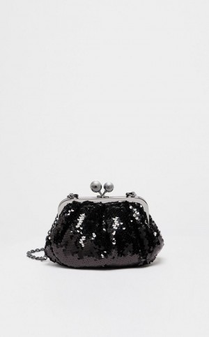 Weekend Bag Max Mara Technical Fabric Pasticcino Negros | MMR594155